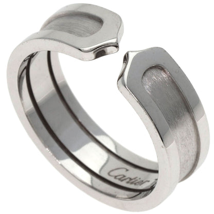 CARTIER   Ring C2 Ring SM #57 K18 White Gold Ladies