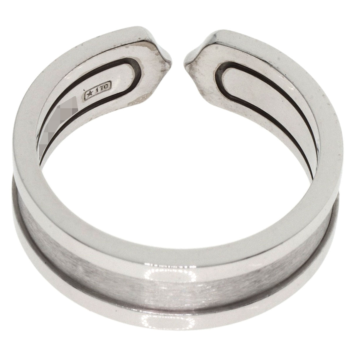 CARTIER   Ring C2 Ring SM #57 K18 White Gold Ladies