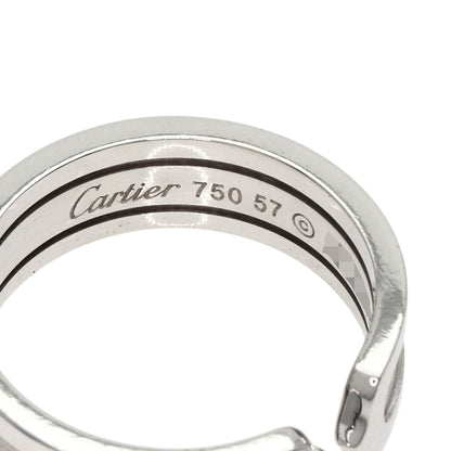 CARTIER   Ring C2 Ring SM #57 K18 White Gold Ladies