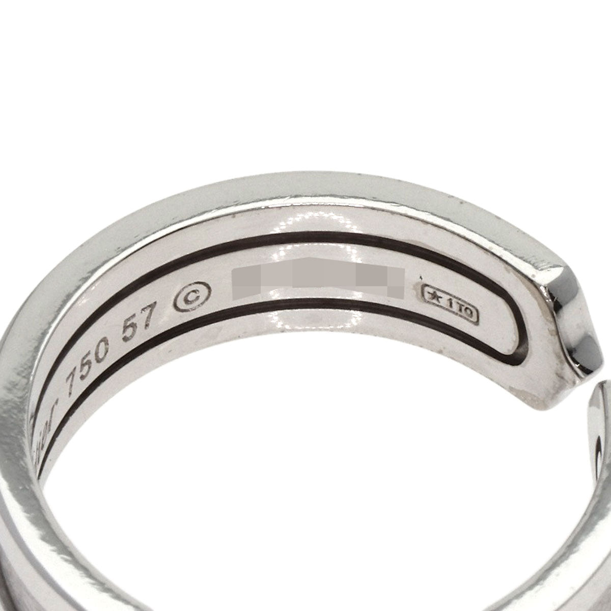 CARTIER   Ring C2 Ring SM #57 K18 White Gold Ladies
