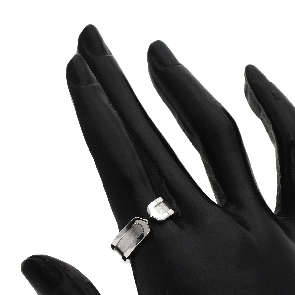 CARTIER   Ring C2 Ring SM #57 K18 White Gold Ladies