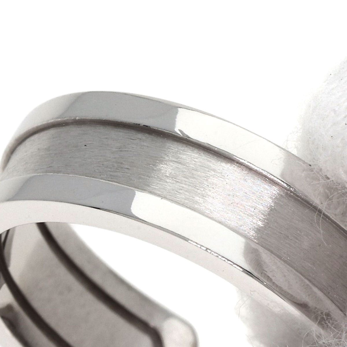 CARTIER   Ring C2 Ring SM #57 K18 White Gold Ladies