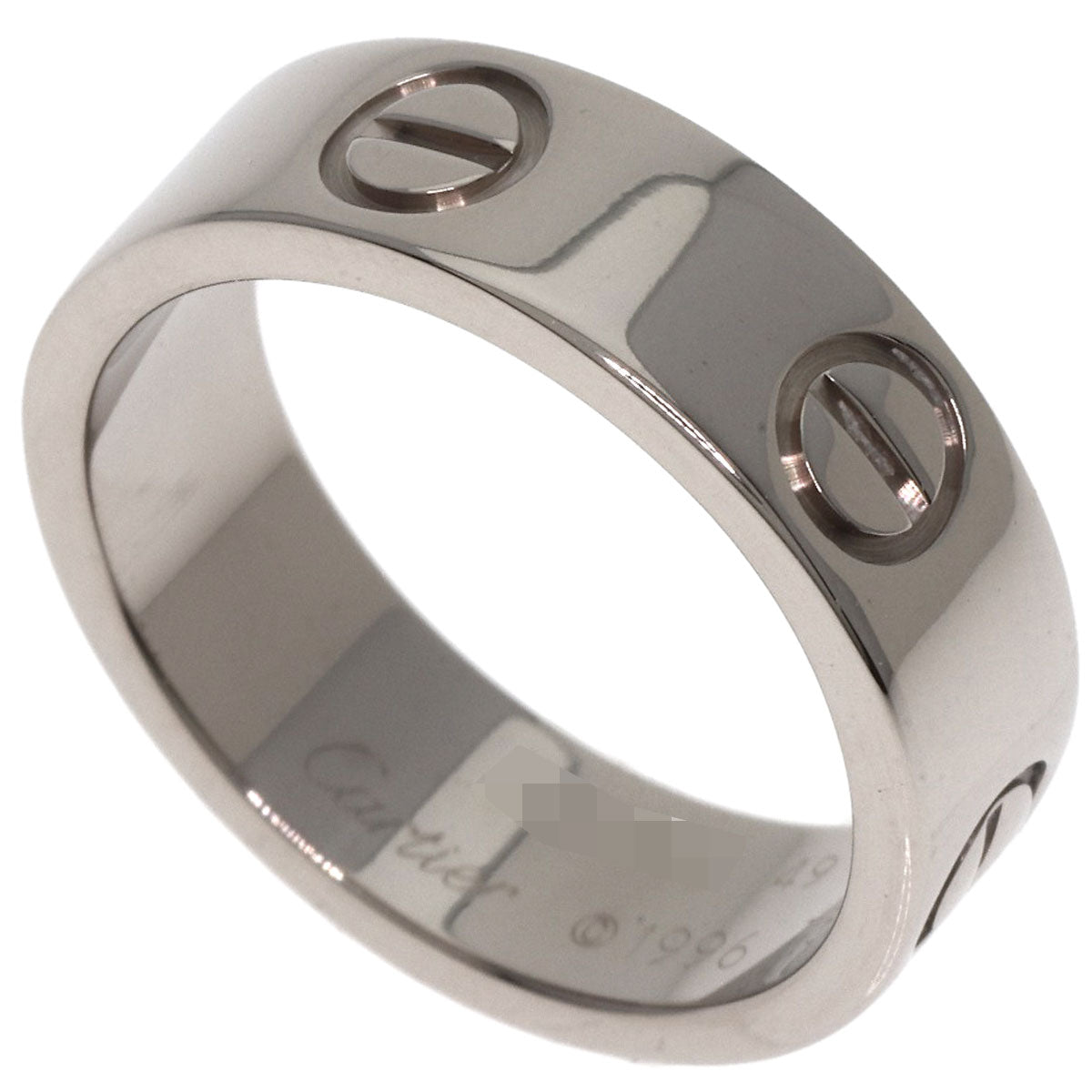 CARTIER   Ring love ring #49 K18 White Gold Ladies