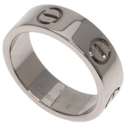 CARTIER   Ring love ring #49 K18 White Gold Ladies