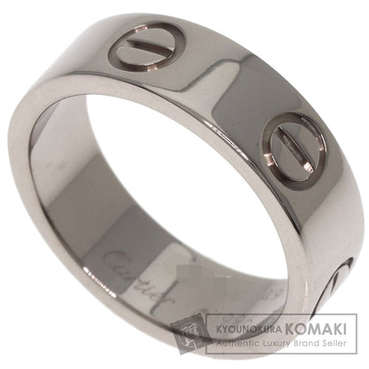 CARTIER   Ring love ring #49 K18 White Gold Ladies