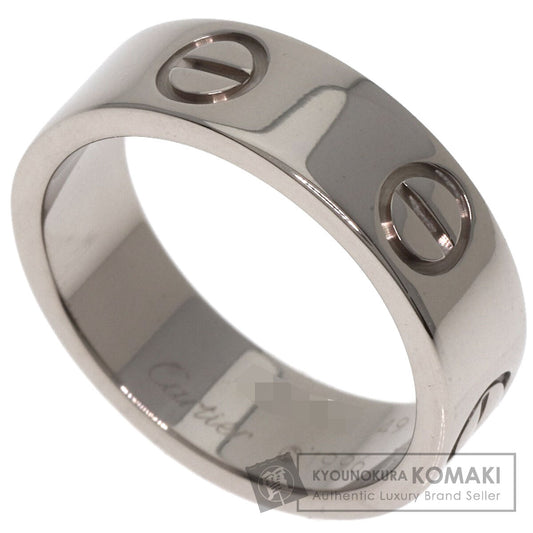 CARTIER   Ring love ring #49 K18 White Gold Ladies