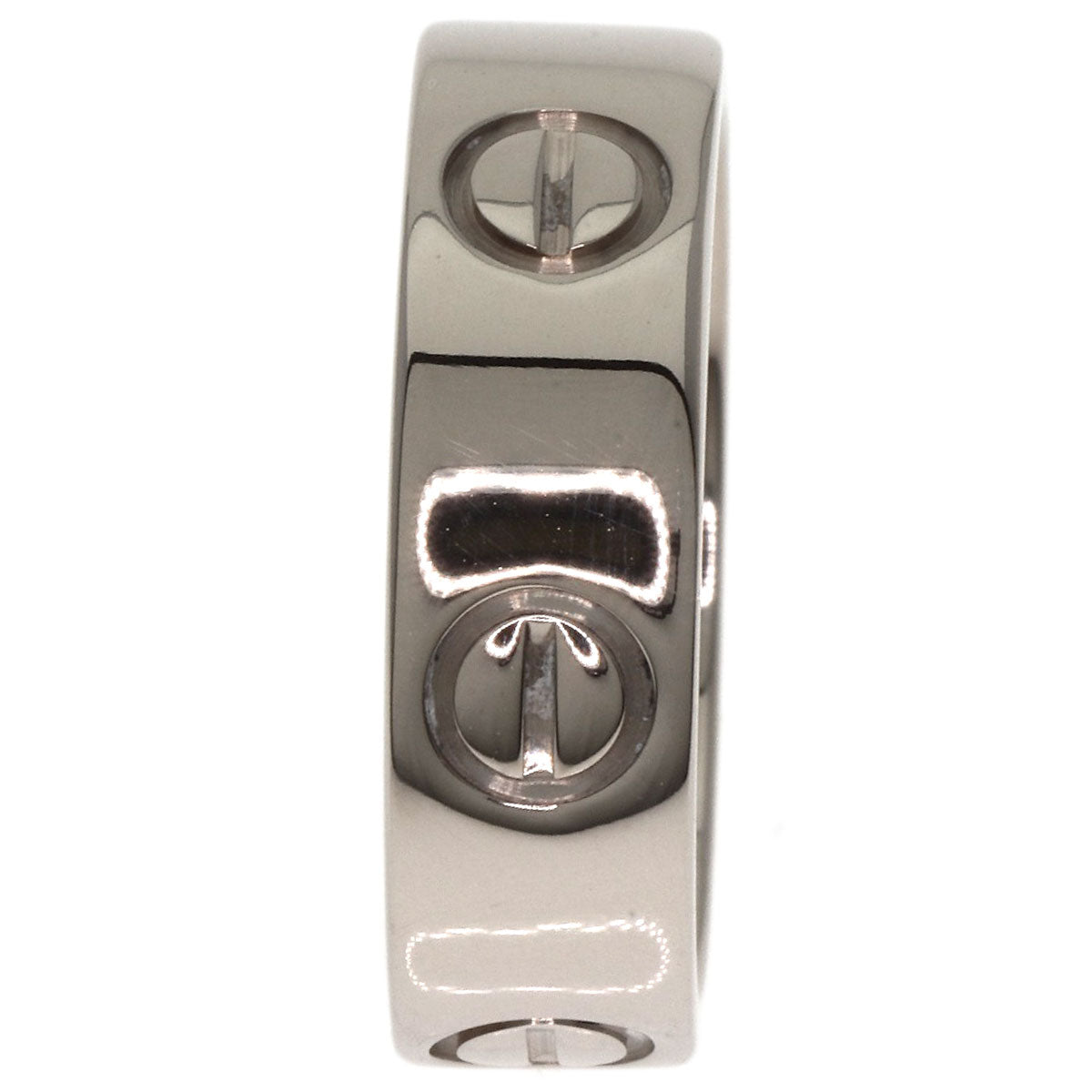 CARTIER   Ring love ring #49 K18 White Gold Ladies