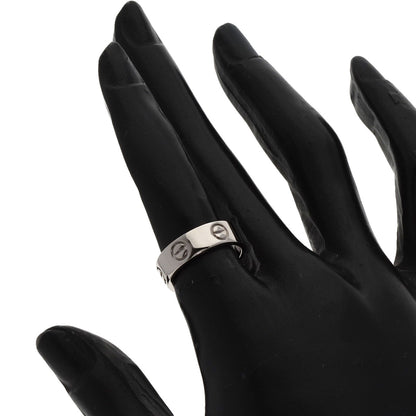 CARTIER   Ring love ring #49 K18 White Gold Ladies