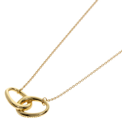TIFFANY&Co. Double loop Necklace K18 Yellow Gold Ladies [Used]