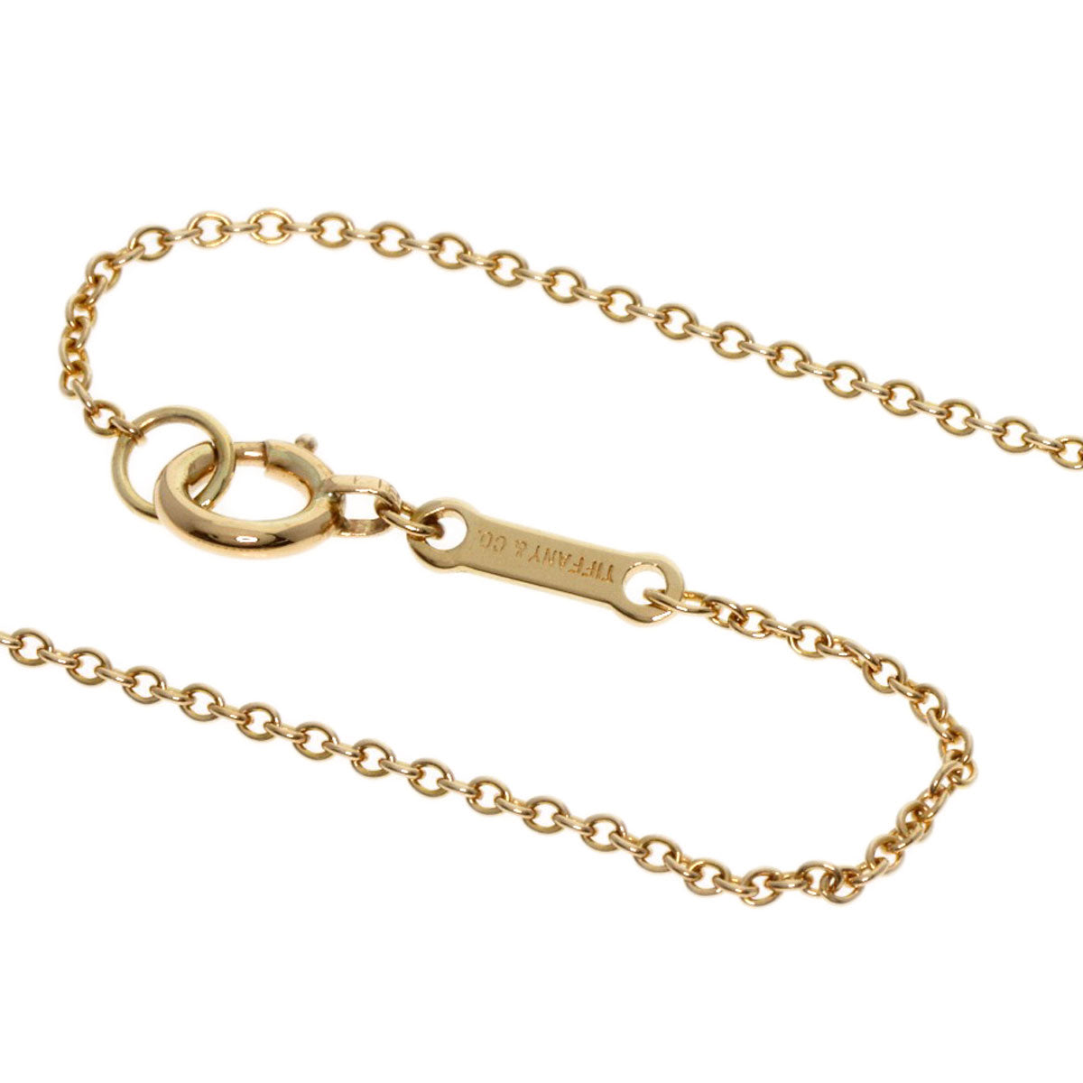 TIFFANY&Co. Double loop Necklace K18 Yellow Gold Ladies [Used]