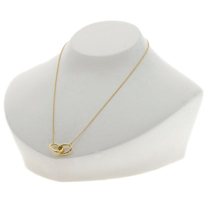 TIFFANY&Co. Double loop Necklace K18 Yellow Gold Ladies [Used]