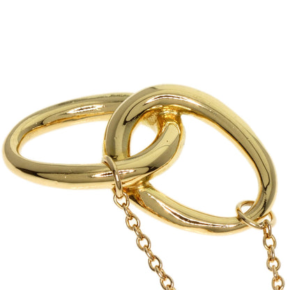 TIFFANY&Co. Double loop Necklace K18 Yellow Gold Ladies [Used]