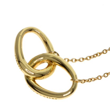 TIFFANY&Co. Double loop Necklace K18 Yellow Gold Ladies [Used]