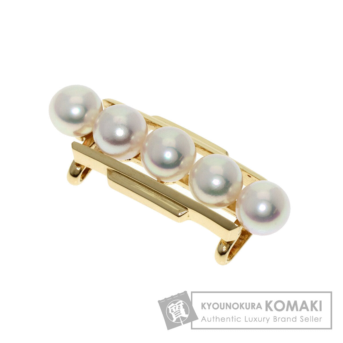 MIKIMOTO Akoya pearl Pearl Obi closure K14 Yellow Gold Ladies [Used]