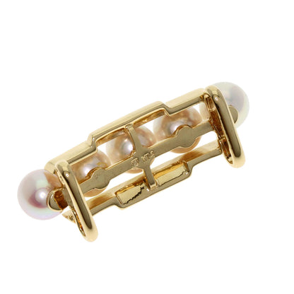 MIKIMOTO Akoya pearl Pearl Obi closure K14 Yellow Gold Ladies [Used]