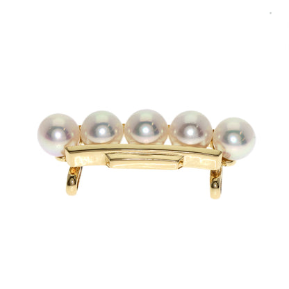 MIKIMOTO Akoya pearl Pearl Obi closure K14 Yellow Gold Ladies [Used]