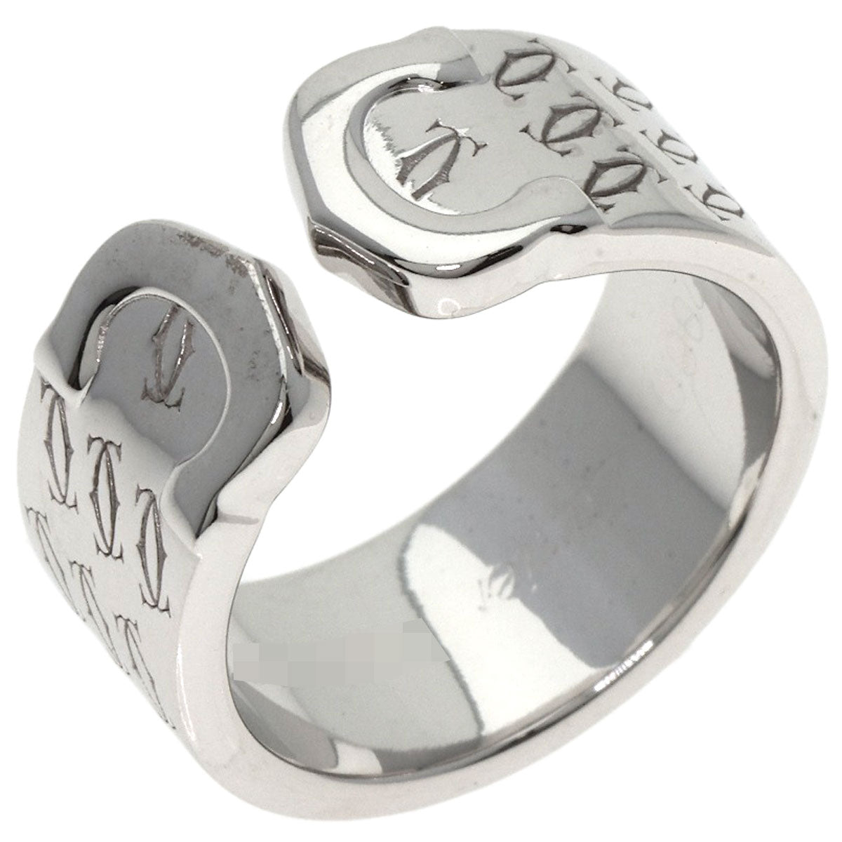 CARTIER   Ring 2C 2000 Christmas Limited #49 K18 White Gold Ladies