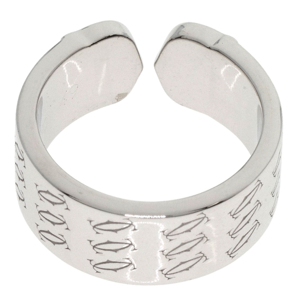 CARTIER   Ring 2C 2000 Christmas Limited #49 K18 White Gold Ladies