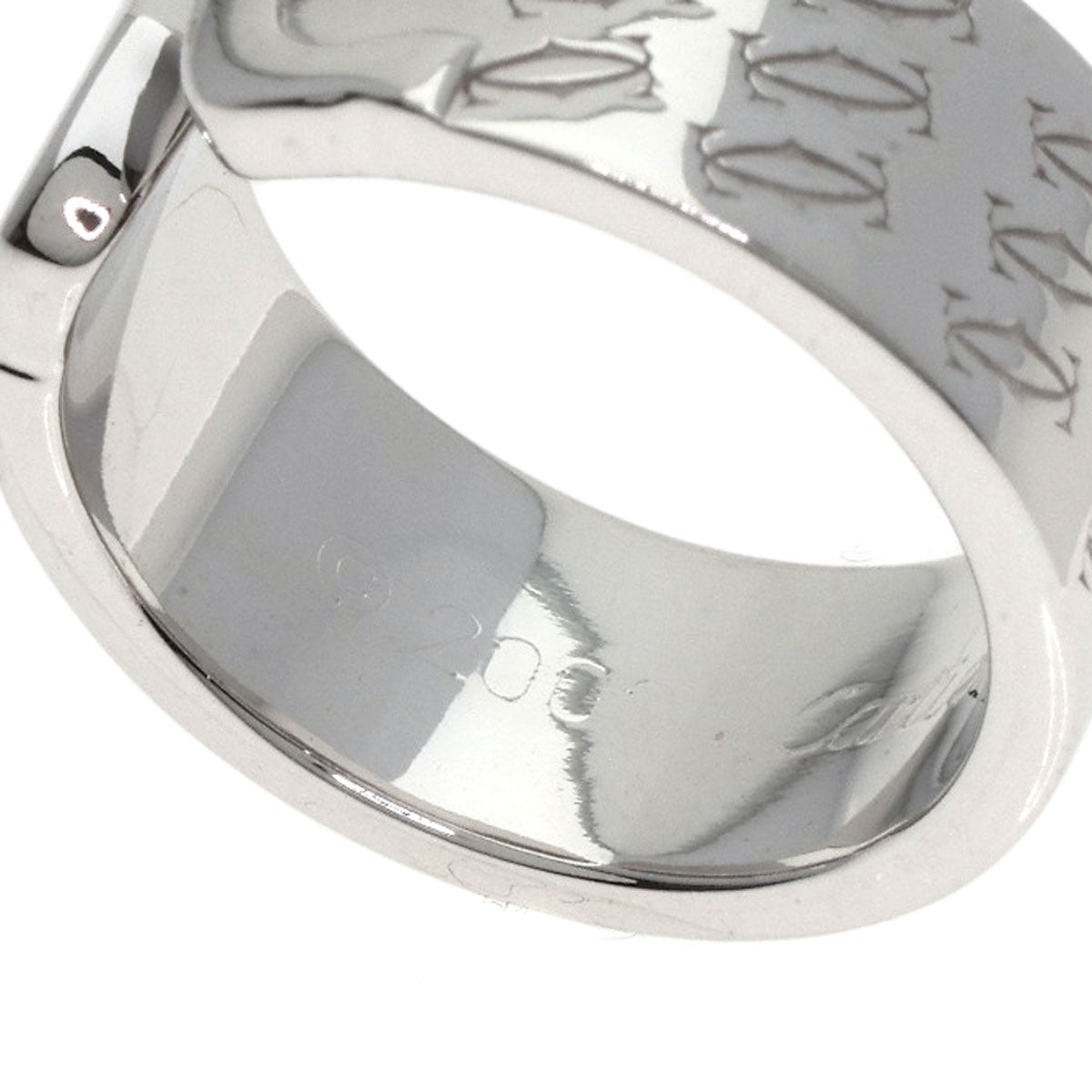 CARTIER   Ring 2C 2000 Christmas Limited #49 K18 White Gold Ladies
