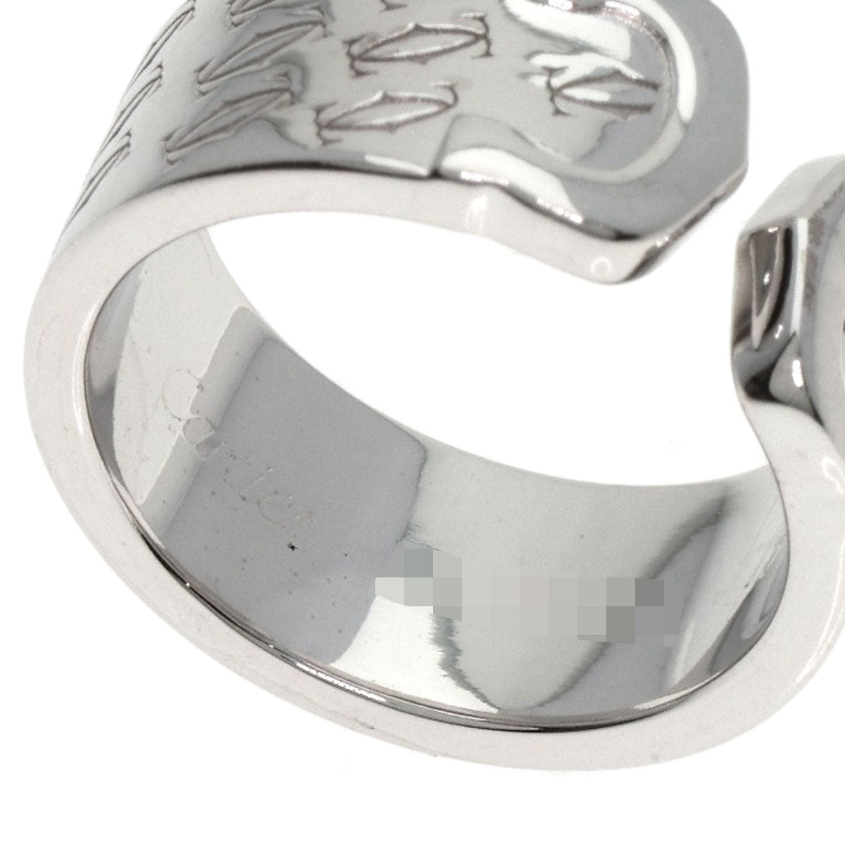 CARTIER   Ring 2C 2000 Christmas Limited #49 K18 White Gold Ladies