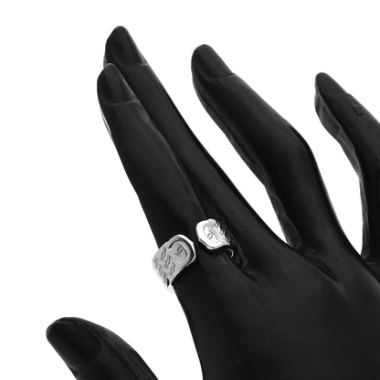 CARTIER   Ring 2C 2000 Christmas Limited #49 K18 White Gold Ladies