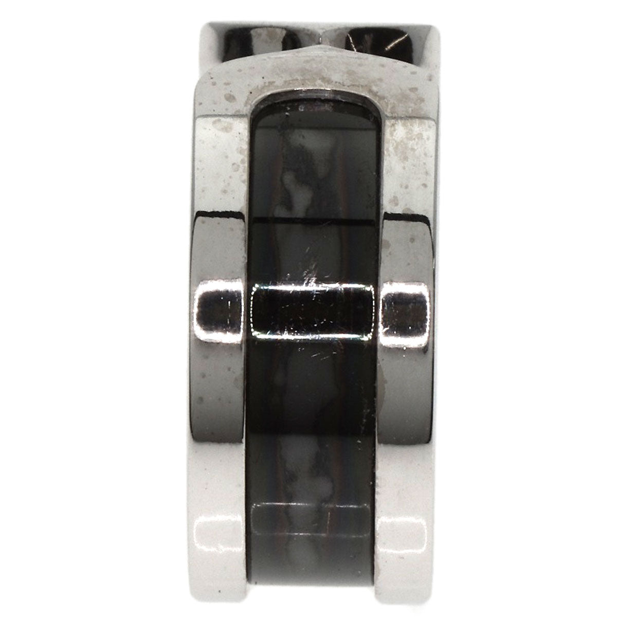 CARTIER   Ring C2 Ring Black Lacquer #51 K18 White Gold Ladies