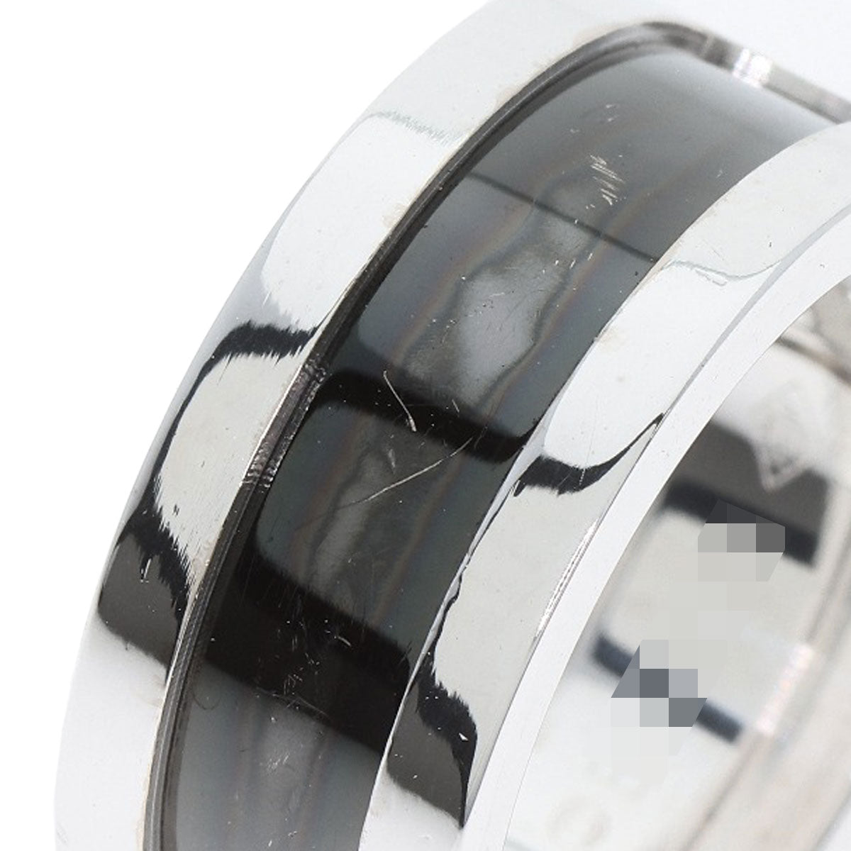 CARTIER   Ring C2 Ring Black Lacquer #51 K18 White Gold Ladies