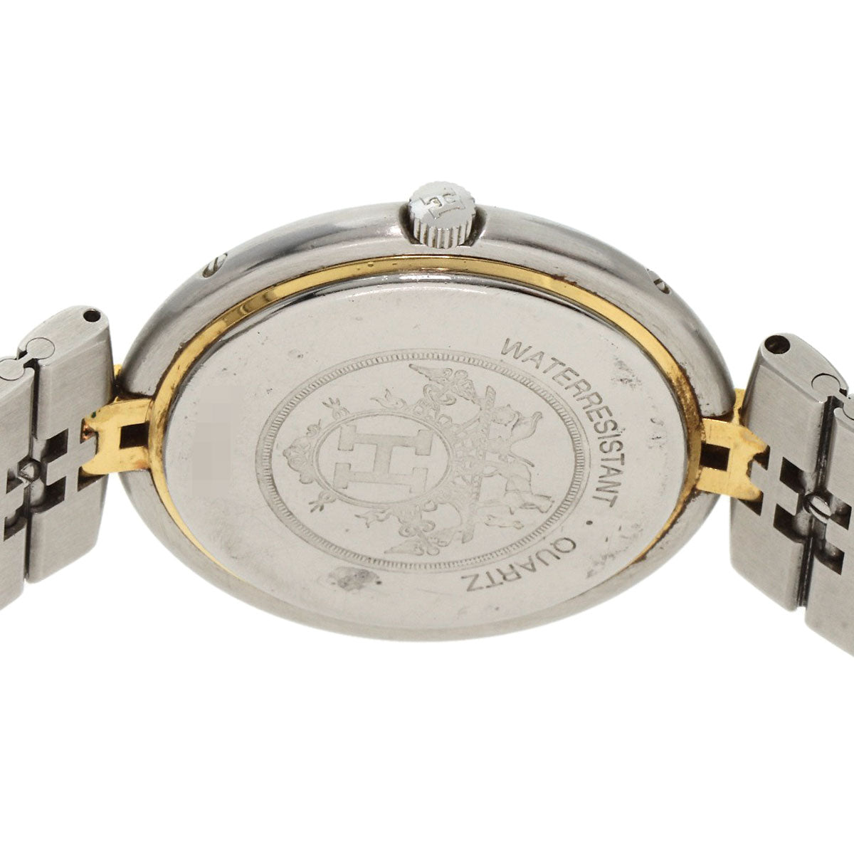 HERMES profile Watches  Stainless Steel/SSxGP mens