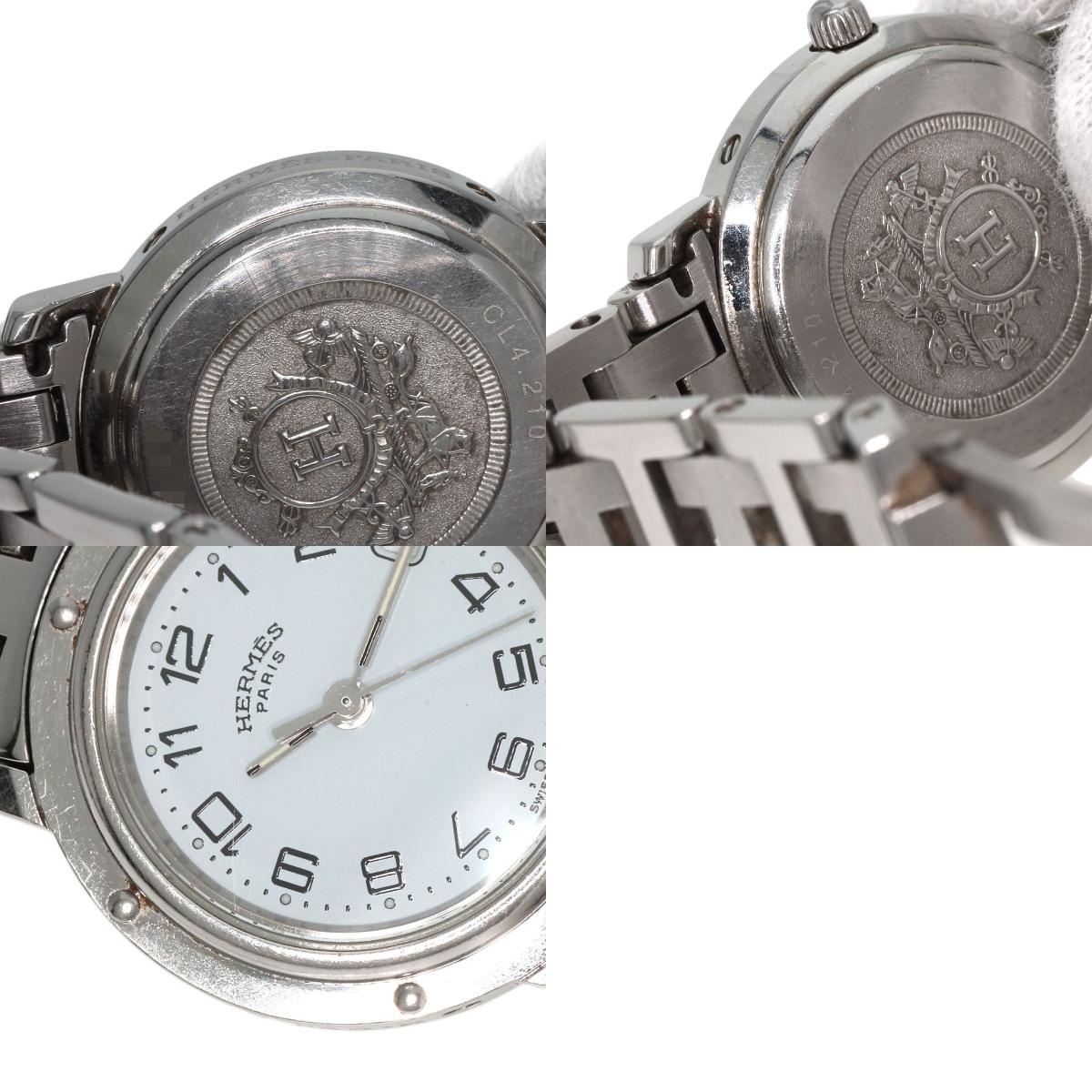 HERMES Clipper Watches CL4.210 Stainless Steel/Stainless Steel Ladies