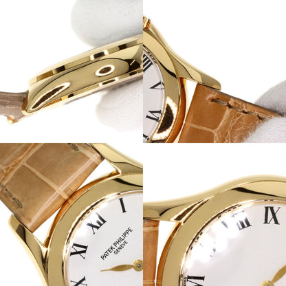 PATEK PHILIPPE Calatrava Watches 4905J-001 K18 Yellow Gold/Leather Ladies