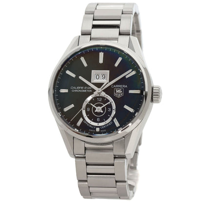 TAG HEUER Carrera Grand Date GMT Watches WAR5010 Stainless Steel/Stainless Steel mens