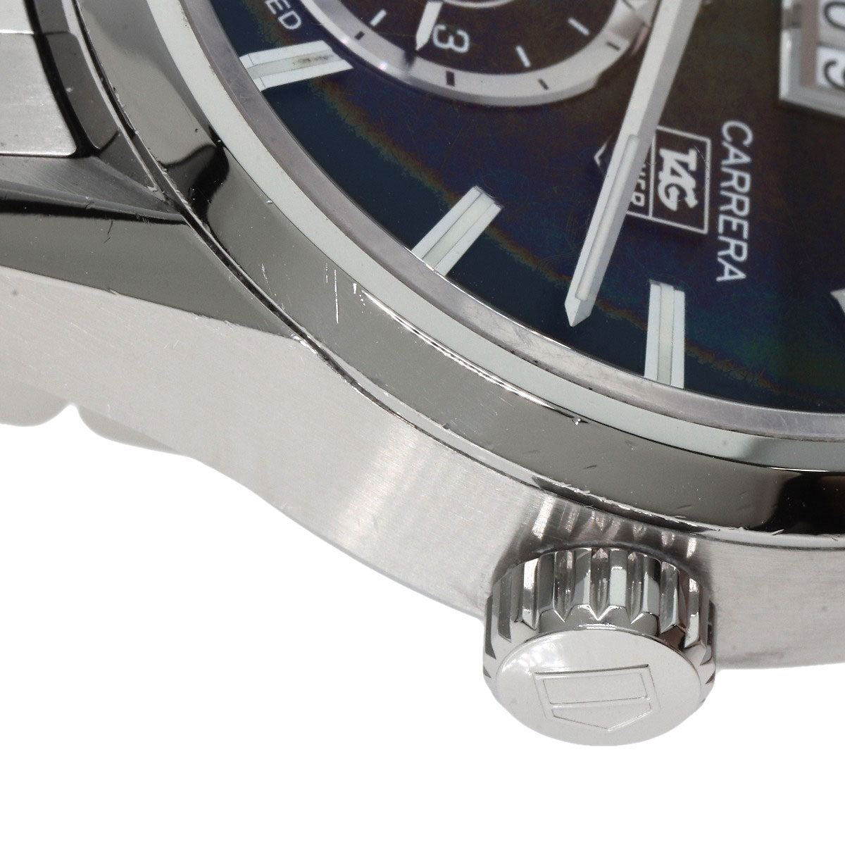 TAG HEUER Carrera Grand Date GMT Watches WAR5010 Stainless Steel/Stainless Steel mens