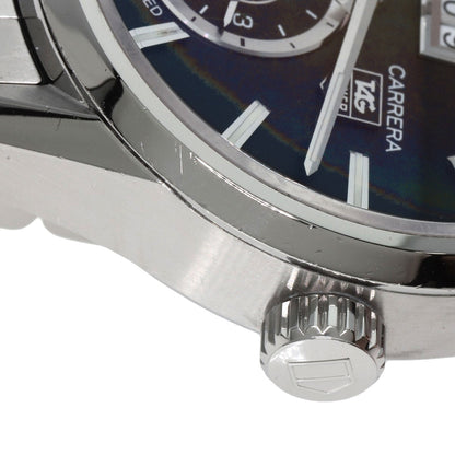 TAG HEUER Carrera Grand Date GMT Watches WAR5010 Stainless Steel/Stainless Steel mens