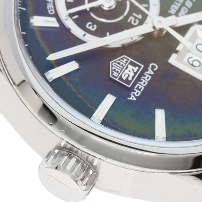 TAG HEUER Carrera Grand Date GMT Watches WAR5010 Stainless Steel/Stainless Steel mens