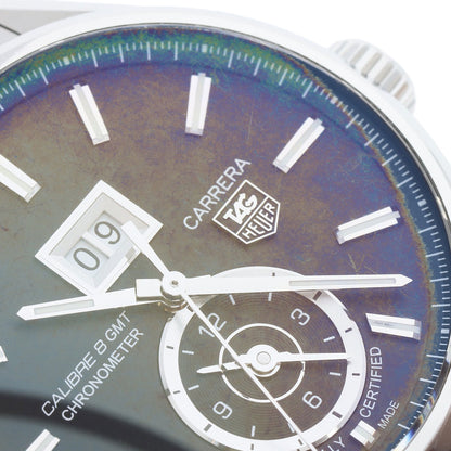 TAG HEUER Carrera Grand Date GMT Watches WAR5010 Stainless Steel/Stainless Steel mens