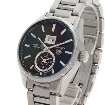 TAG HEUER Carrera Grand Date GMT Watches WAR5010 Stainless Steel/Stainless Steel mens