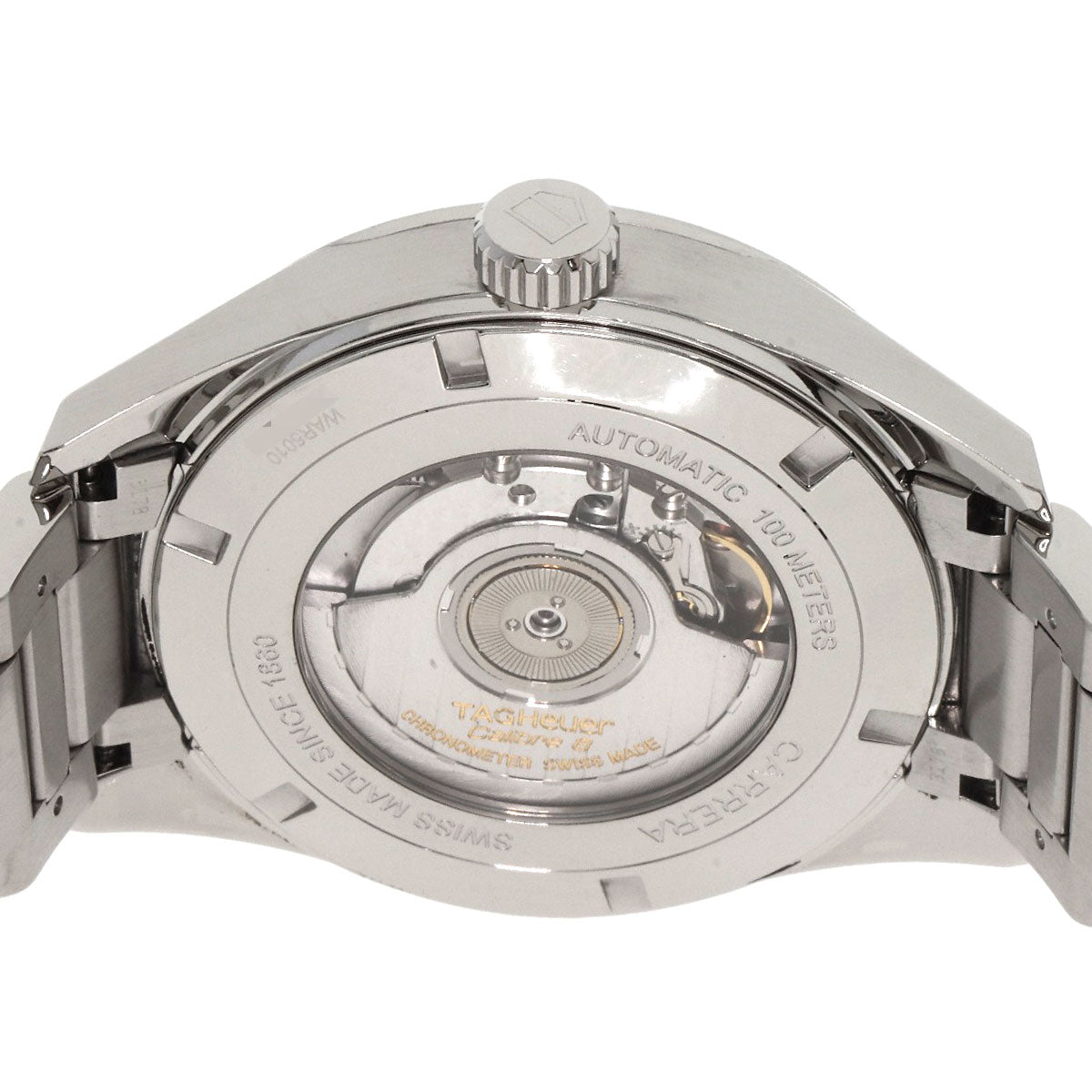 TAG HEUER Carrera Grand Date GMT Watches WAR5010 Stainless Steel/Stainless Steel mens