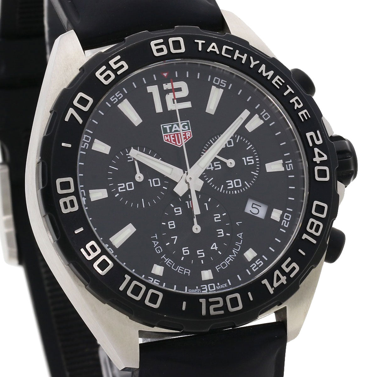 TAG HEUER FORMULA1 chronograph Watches CAZ1010 Stainless Steel/Rubber mens