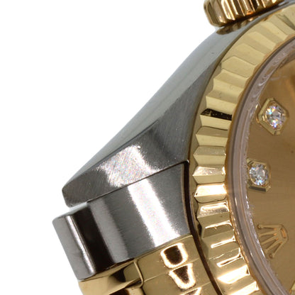 ROLEX DATEJUST 10P Diamond Watches 79173G Stainless Steel/SSxK18YG Ladies