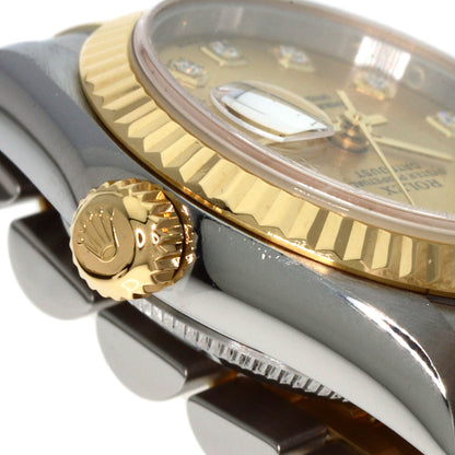 ROLEX DATEJUST 10P Diamond Watches 79173G Stainless Steel/SSxK18YG Ladies