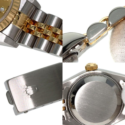 ROLEX DATEJUST 10P Diamond Watches 79173G Stainless Steel/SSxK18YG Ladies