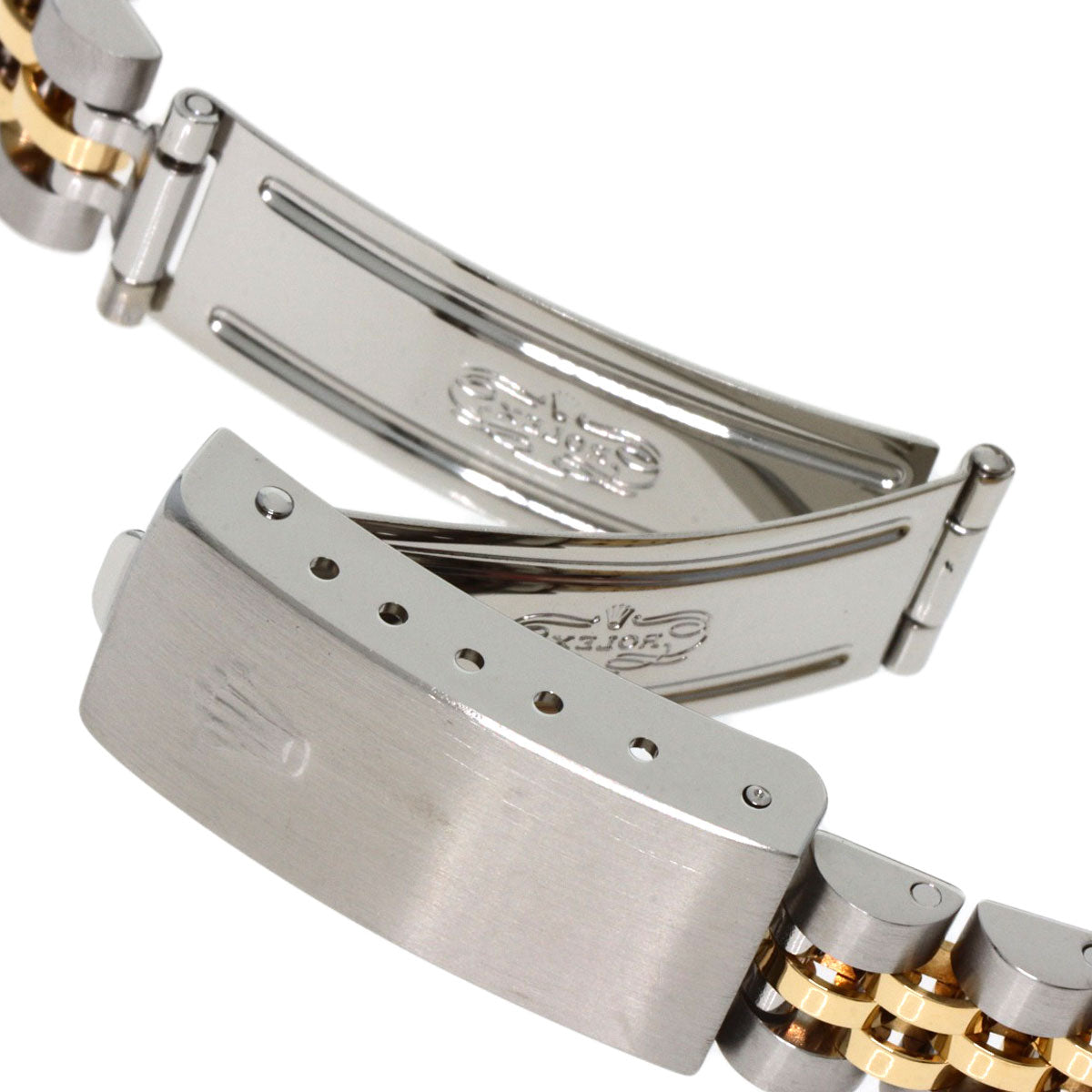 ROLEX DATEJUST 10P Diamond Watches 79173G Stainless Steel/SSxK18YG Ladies