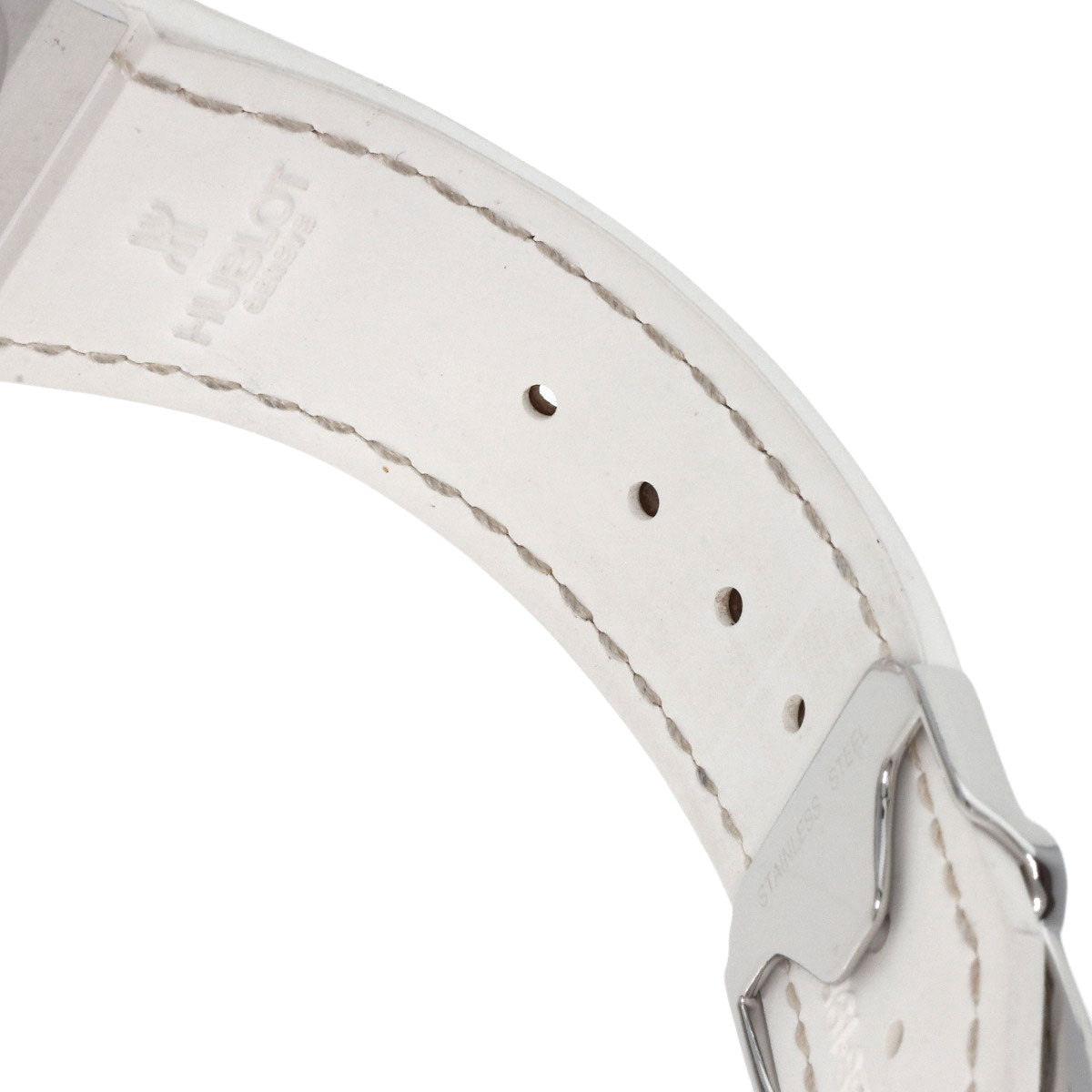 HUBLOT Big Bang All White Mother of Pearl Watches 361.SE.6010.RW.1104 Stainless Steel/Rubber x leather Ladies