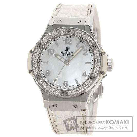 HUBLOT Big Bang All White Mother of Pearl Watches 361.SE.6010.RW.1104 Stainless Steel/Rubber x leather Ladies