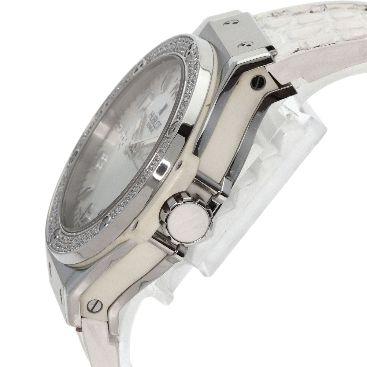 HUBLOT Big Bang All White Mother of Pearl Watches 361.SE.6010.RW.1104 Stainless Steel/Rubber x leather Ladies