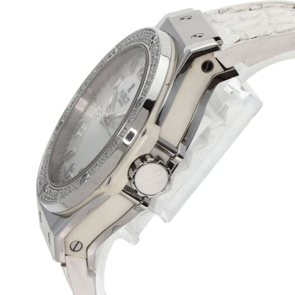 HUBLOT Big Bang All White Mother of Pearl Watches 361.SE.6010.RW.1104 Stainless Steel/Rubber x leather Ladies