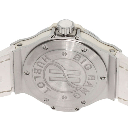 HUBLOT Big Bang All White Mother of Pearl Watches 361.SE.6010.RW.1104 Stainless Steel/Rubber x leather Ladies