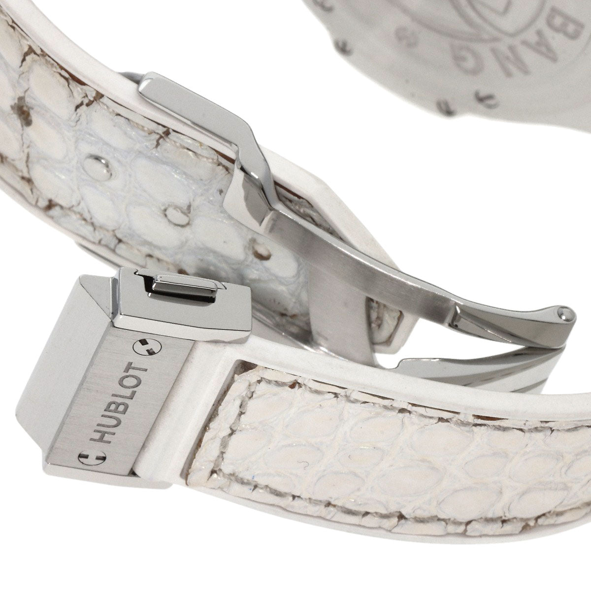 HUBLOT Big Bang All White Mother of Pearl Watches 361.SE.6010.RW.1104 Stainless Steel/Rubber x leather Ladies