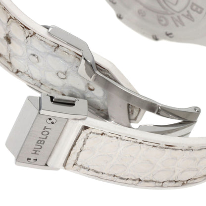 HUBLOT Big Bang All White Mother of Pearl Watches 361.SE.6010.RW.1104 Stainless Steel/Rubber x leather Ladies