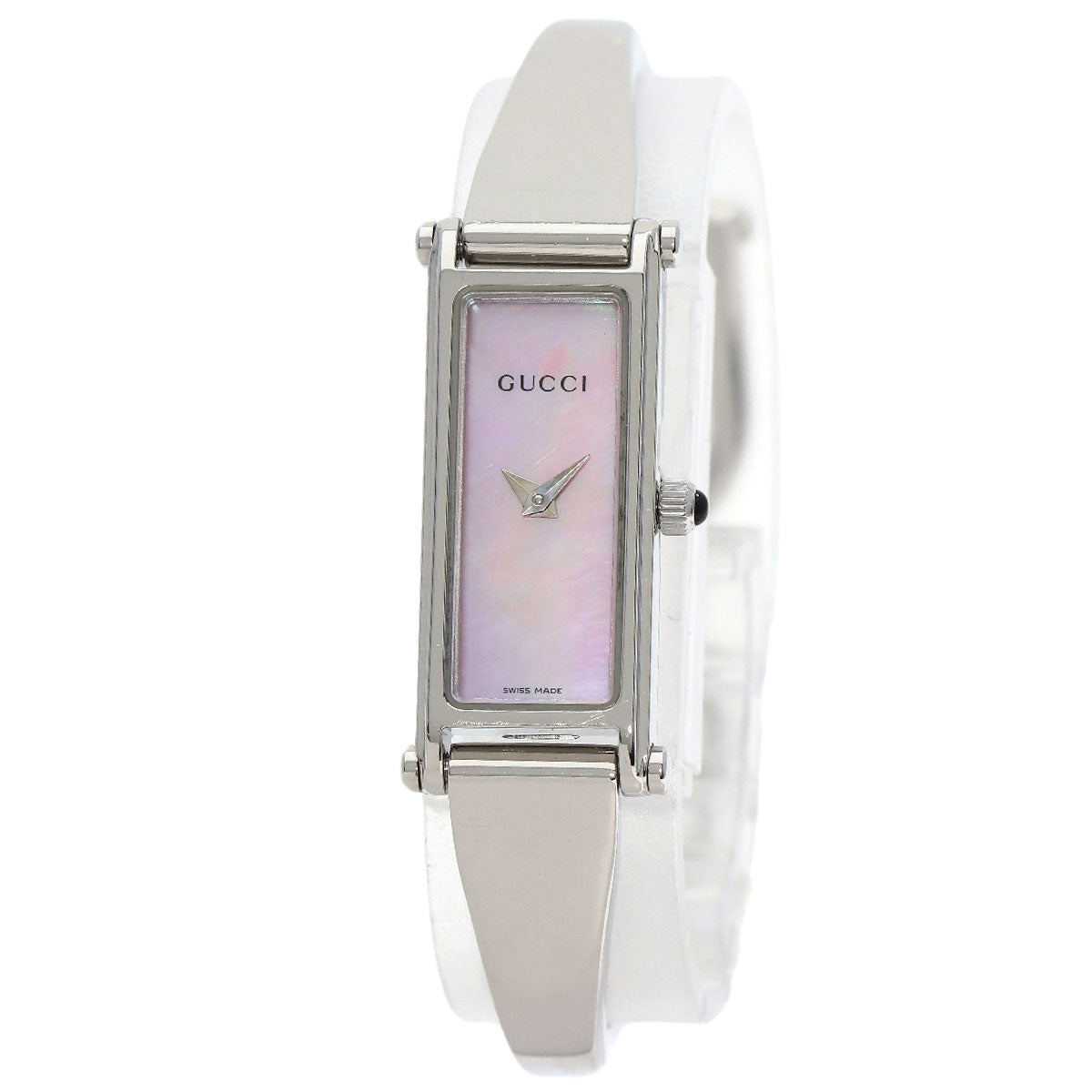 GUCCI Square face Watches 1500L Stainless Steel/Stainless Steel Ladies